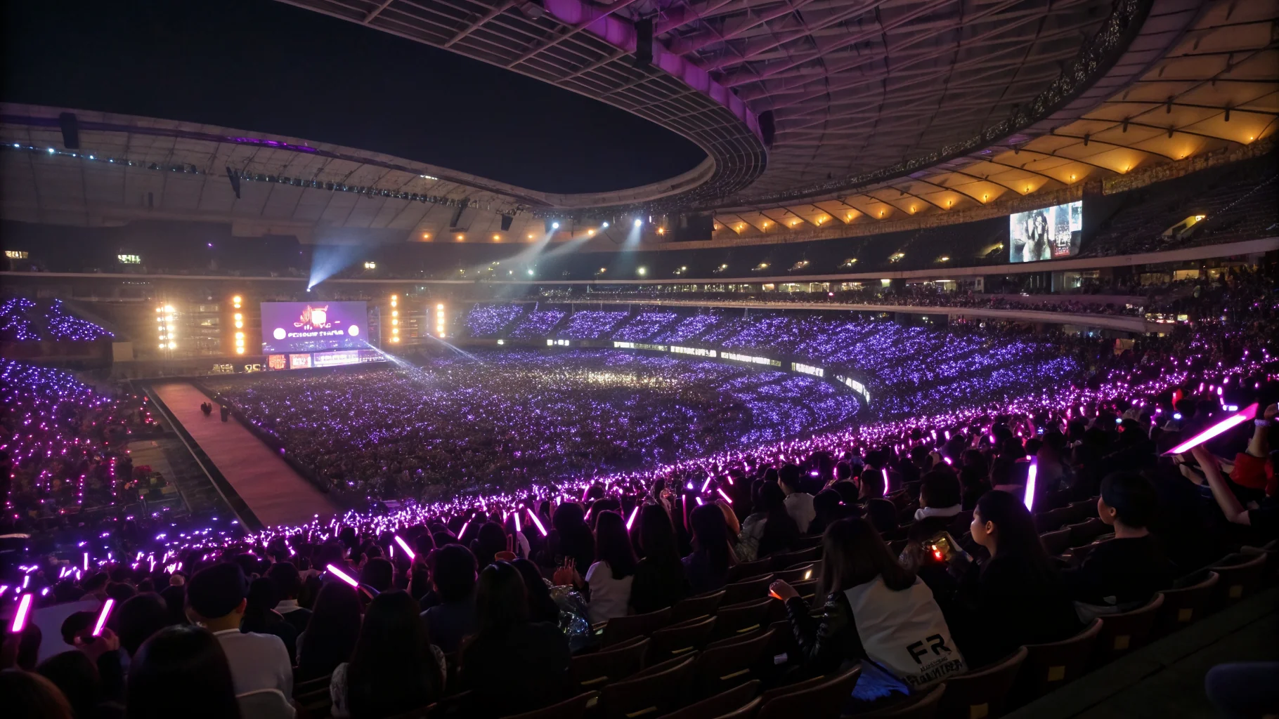 K-Pop concert light ocean